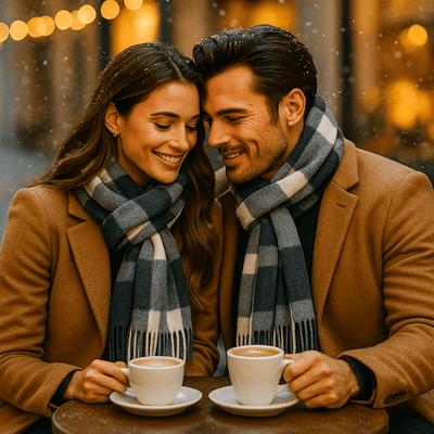 Herrenschal aus warmer und klassischer Mischung - Emeric