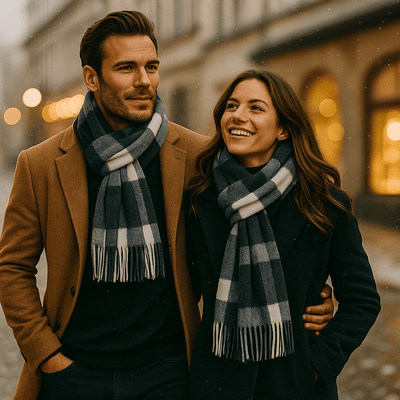 Herrenschal aus warmer und klassischer Mischung - Emeric