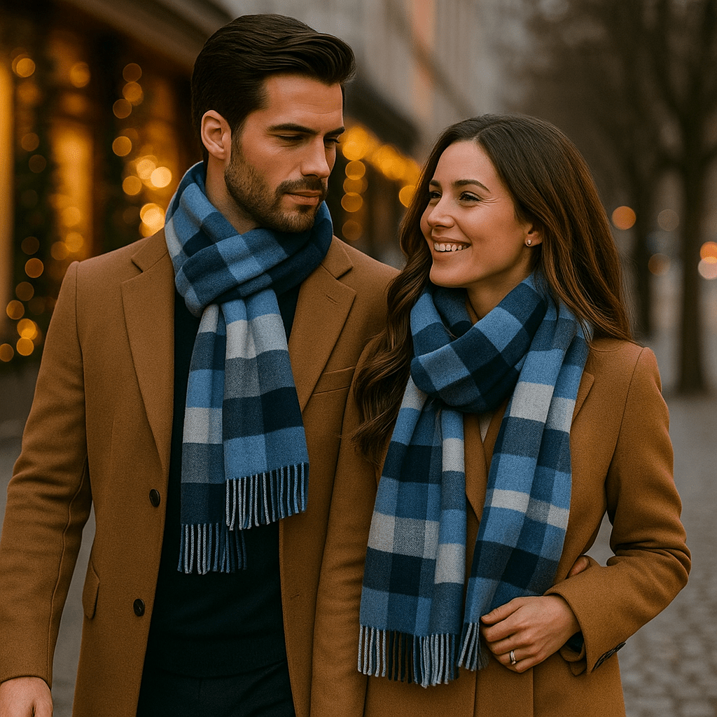 Herrenschal aus warmer und klassischer Mischung - Emeric