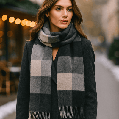 Luksusvillahuivi – Lämmin, Pehmeä ja Tyylikäs Talveksi - EmiyoSuomi - Huivit