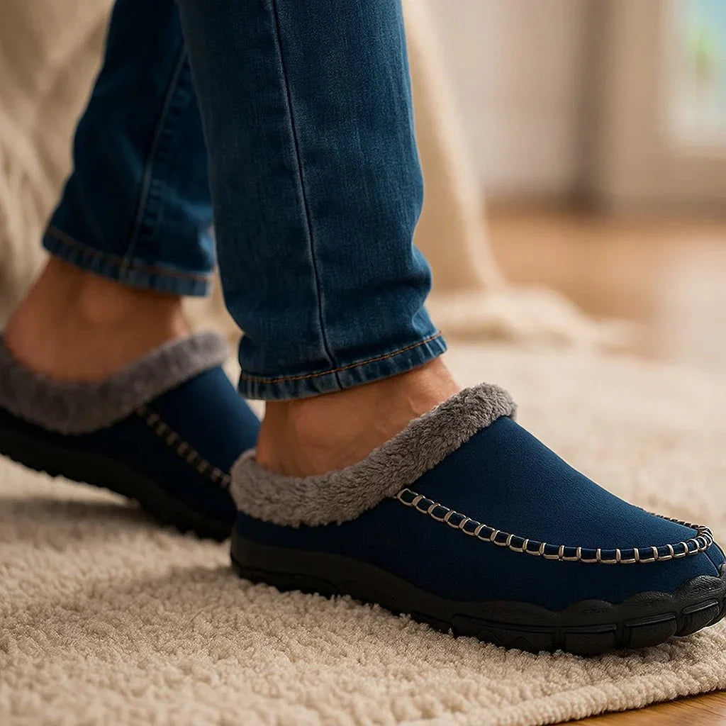 Herren Hausschuhe Wintermode - Délvor