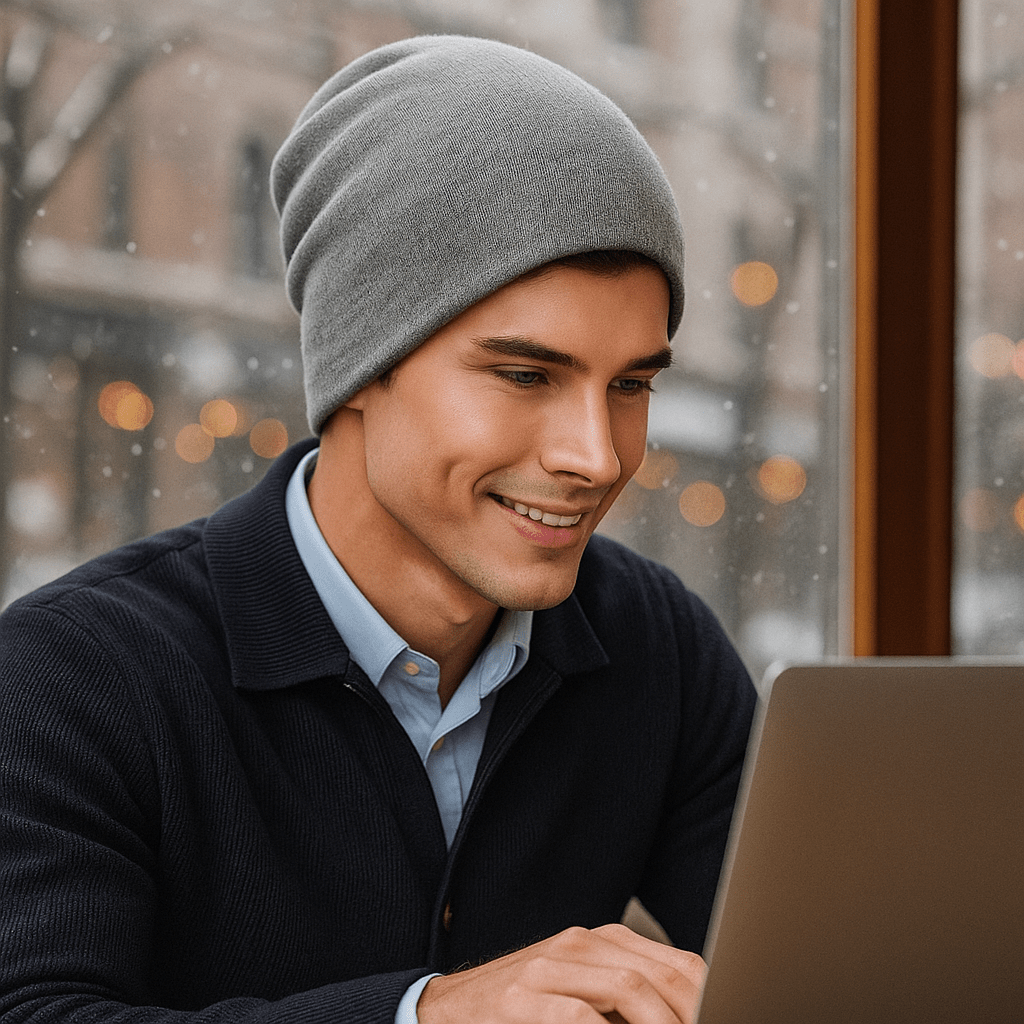 Herrenmütze im lässigen Stil - Evrann