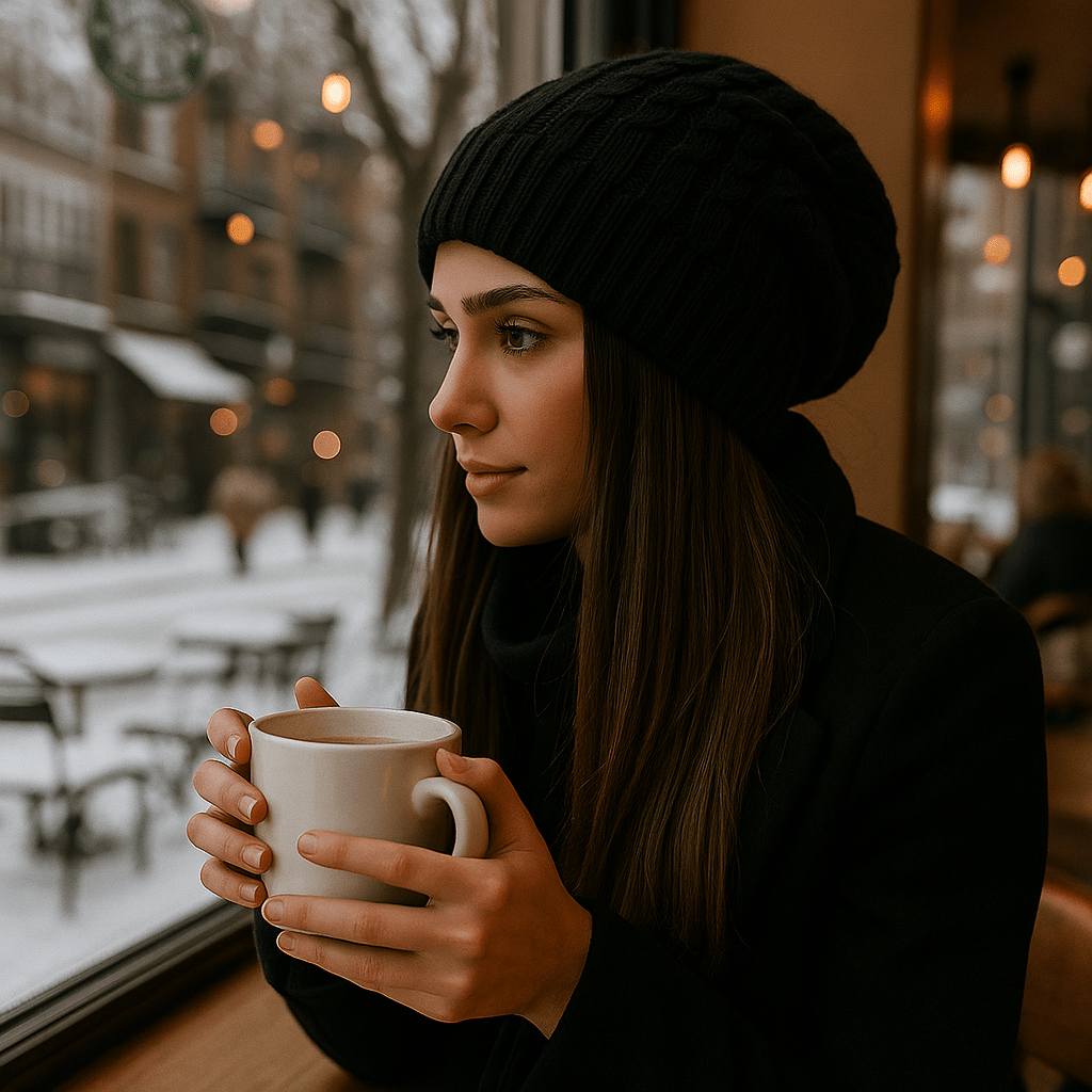 Damenmütze mit klobigem Strickeffekt - Serane