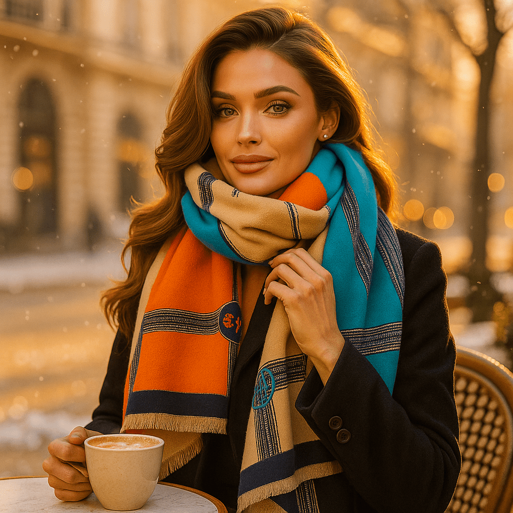 Eleganter Damenschal für den Winter - Valery