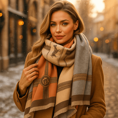 Eleganter Damenschal für den Winter - Valery