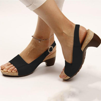 Comfy Heel - Elegante Orthopädische Sandalen