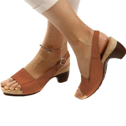 Comfy Heel - Elegante Orthopädische Sandalen